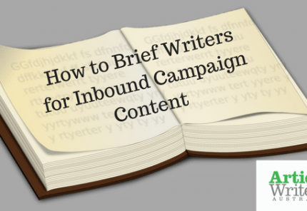 How to Brief Writers for Inbound Campaign Content 1