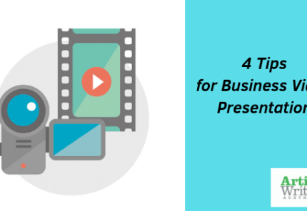 Banner 4 tips for video presentations