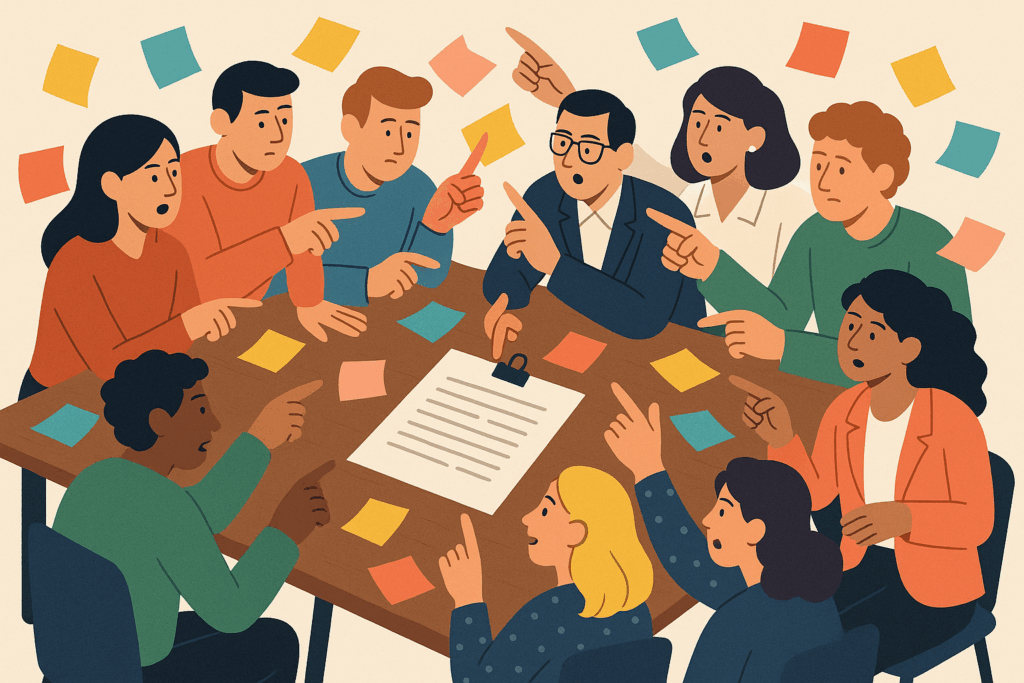 content creation by committee 